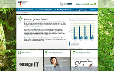 Informationsportal  ‚Wegweiser Green-IT‘